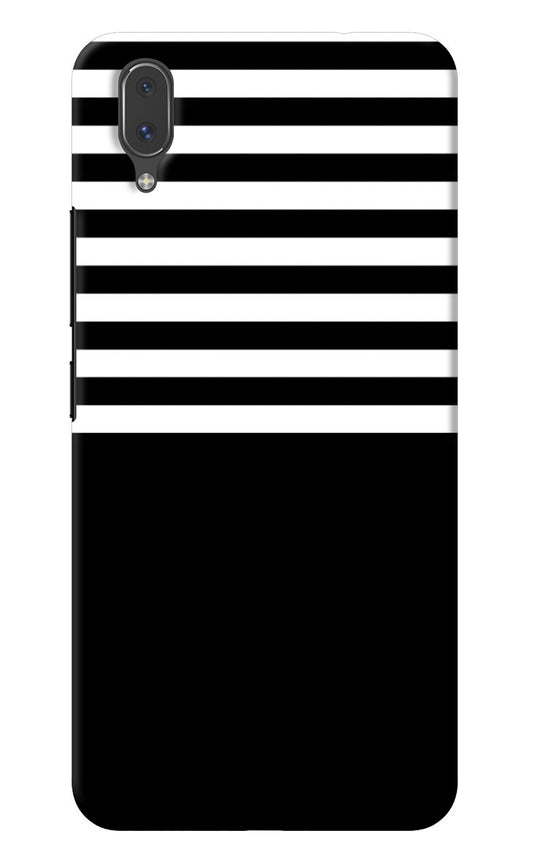 Black and White Print Vivo X21 Back Cover