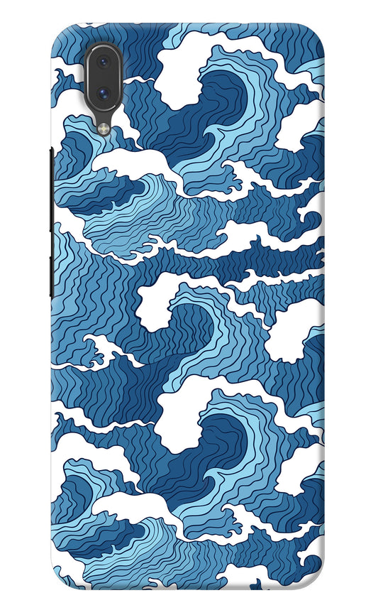 Blue Waves Vivo X21 Back Cover