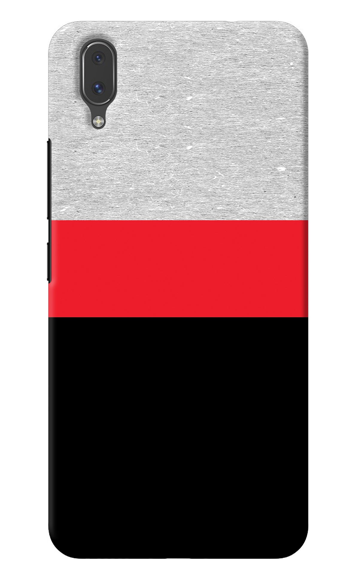 Tri Color Pattern Vivo X21 Back Cover