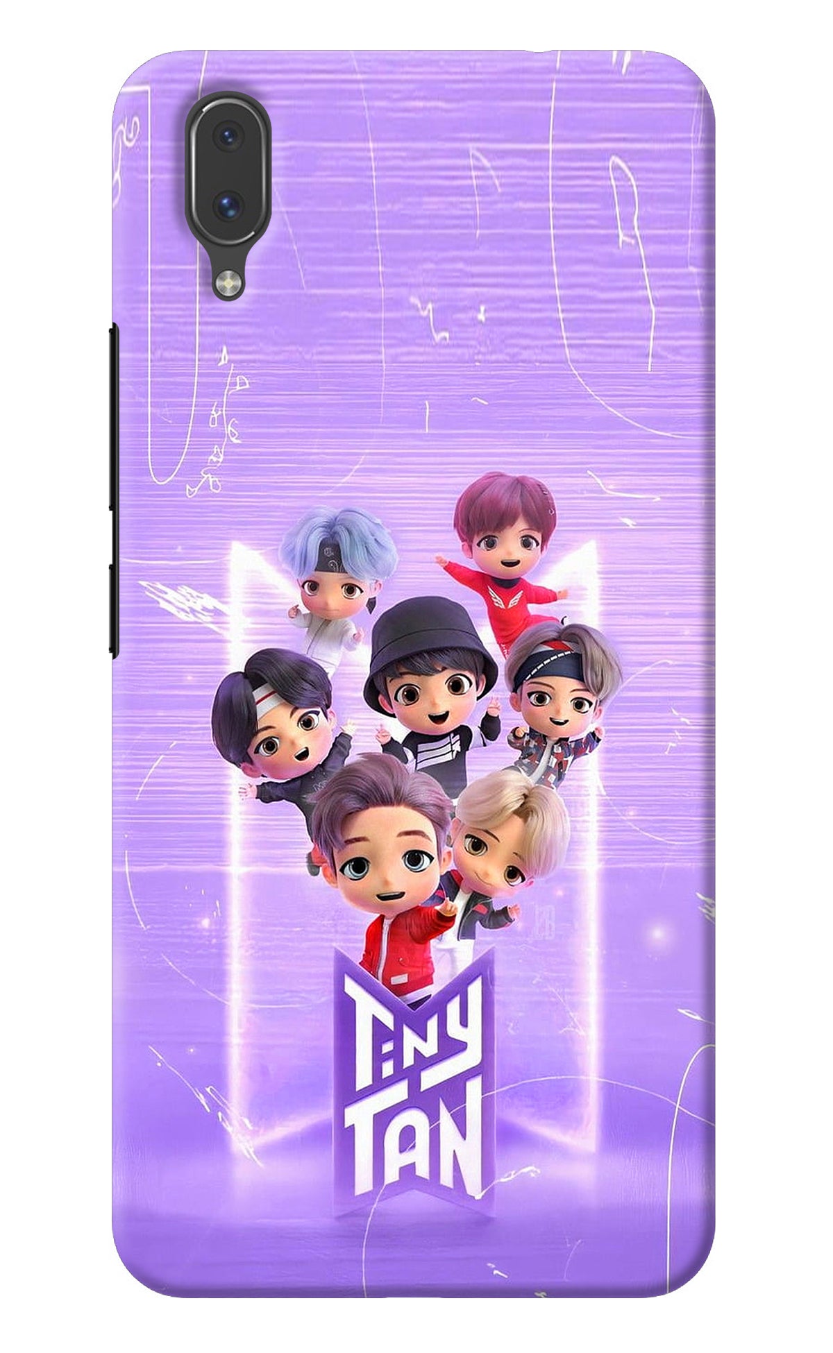 BTS Tiny Tan Vivo X21 Back Cover