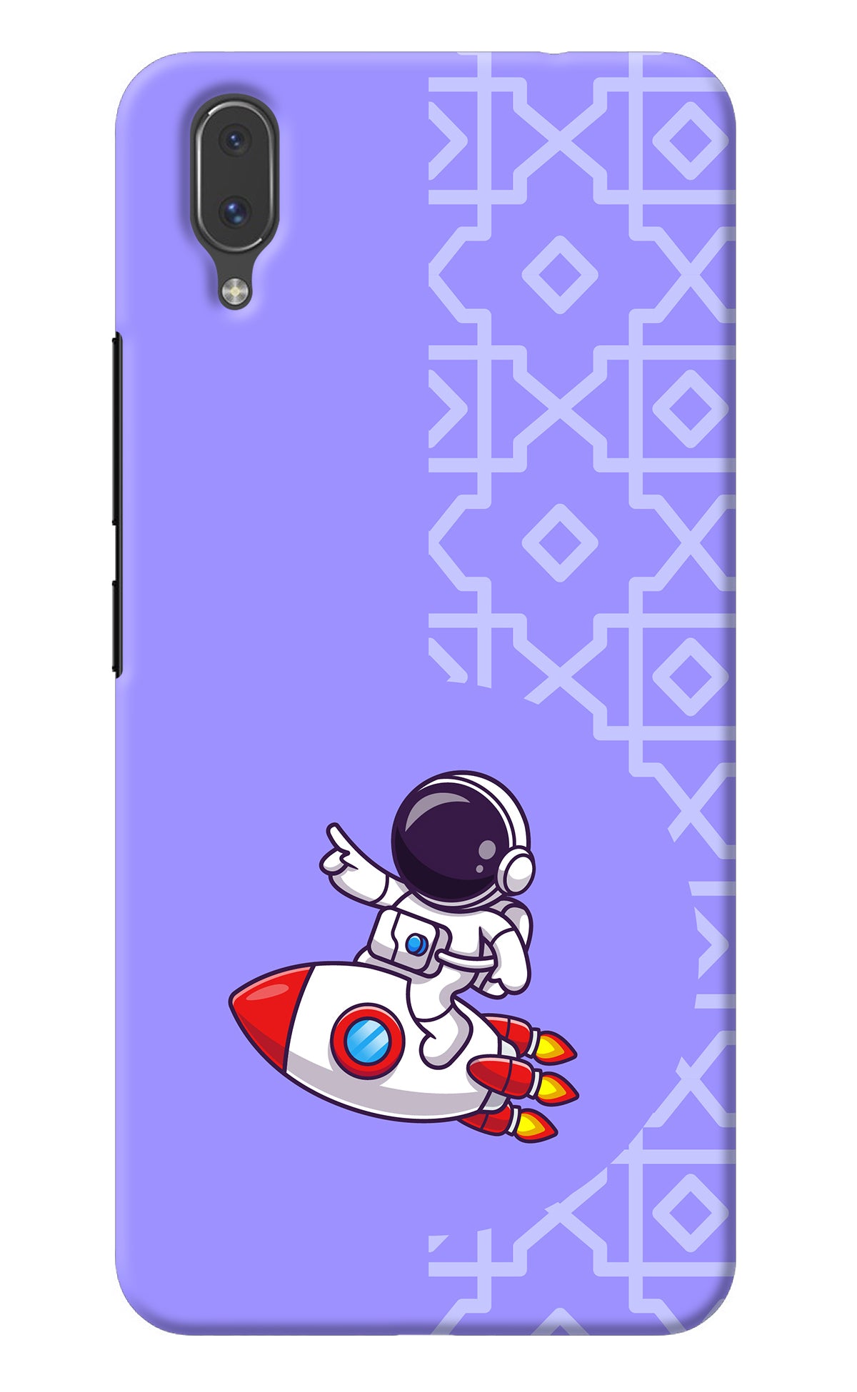 Cute Astronaut Vivo X21 Back Cover