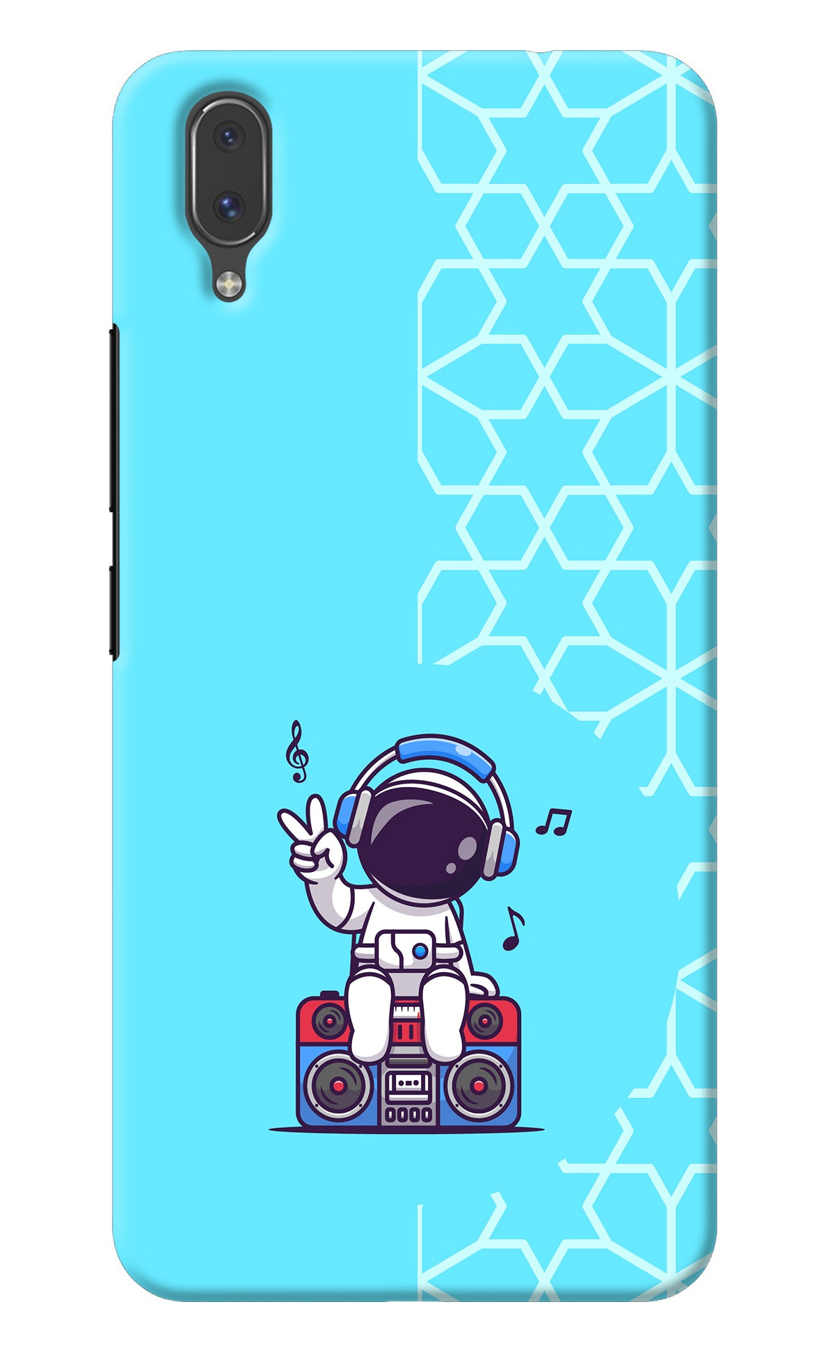 Cute Astronaut Chilling Vivo X21 Back Cover