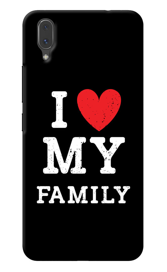 I Love My Family Vivo X21 Back Cover