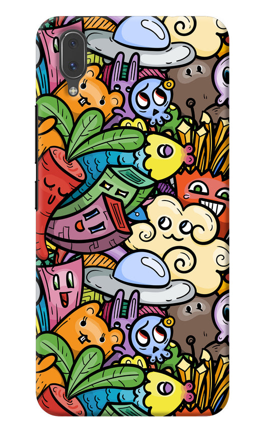 Veggie Doodle Vivo X21 Back Cover