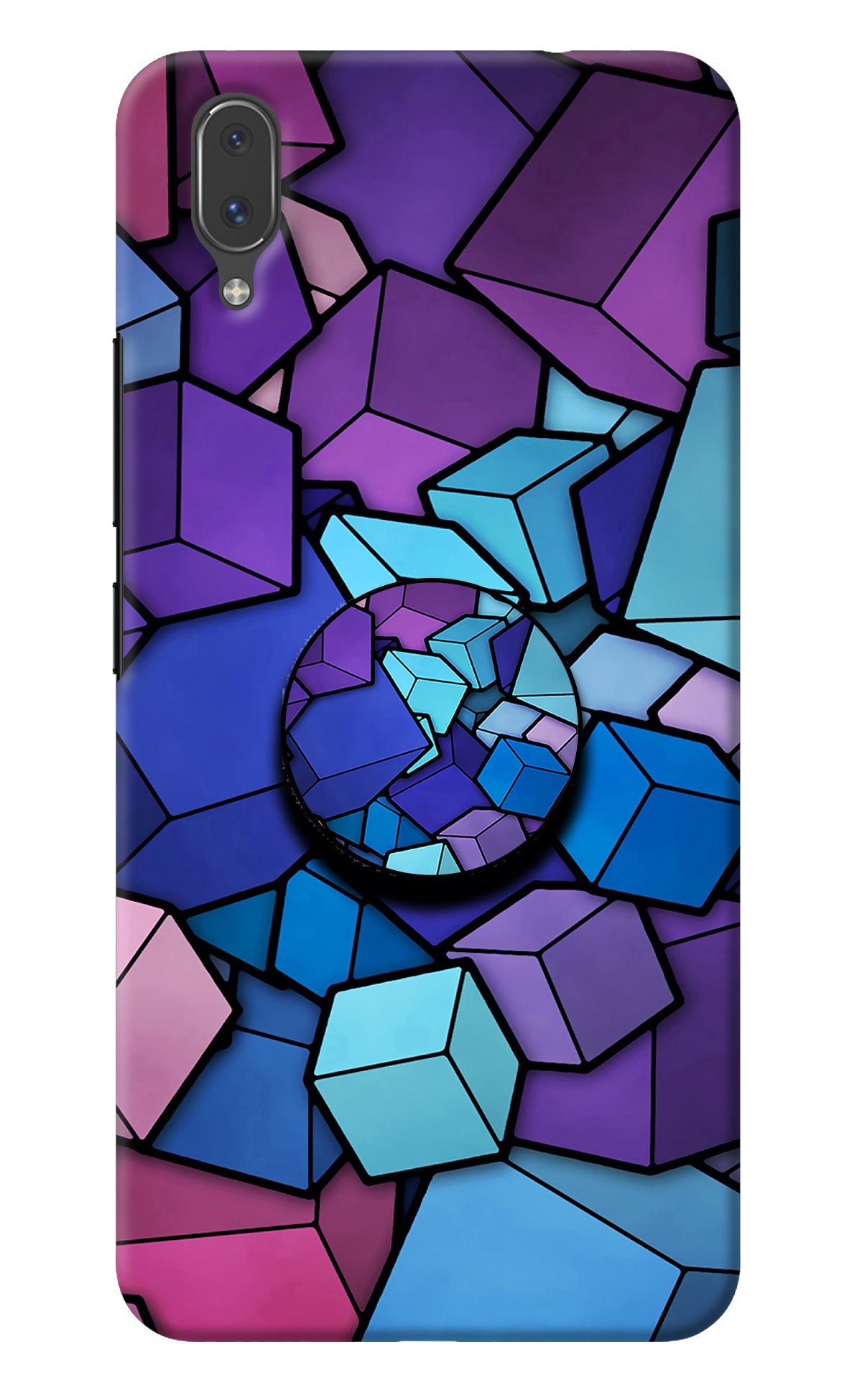 Cubic Abstract Vivo X21 Pop Case