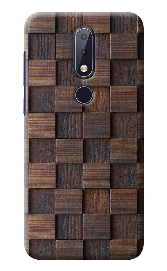 Wooden Cube Design Nokia 6.1 plus Back Cover