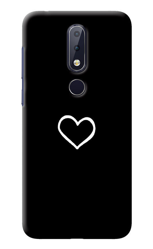 Heart Nokia 6.1 plus Back Cover