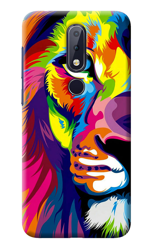 Lion Half Face Nokia 6.1 plus Back Cover