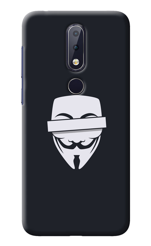 Anonymous Face Nokia 6.1 plus Back Cover