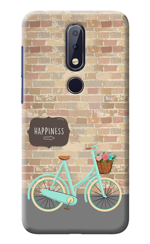 Happiness Artwork Nokia 6.1 plus Back Cover