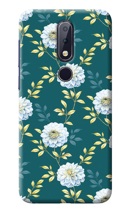 Flowers Nokia 6.1 plus Back Cover