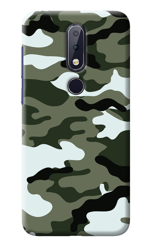 Camouflage Nokia 6.1 plus Back Cover