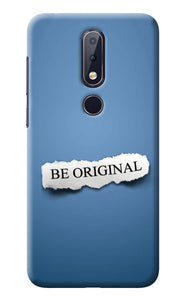 Be Original Nokia 6.1 plus Back Cover