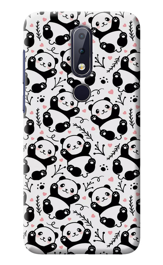 Cute Panda Nokia 6.1 plus Back Cover