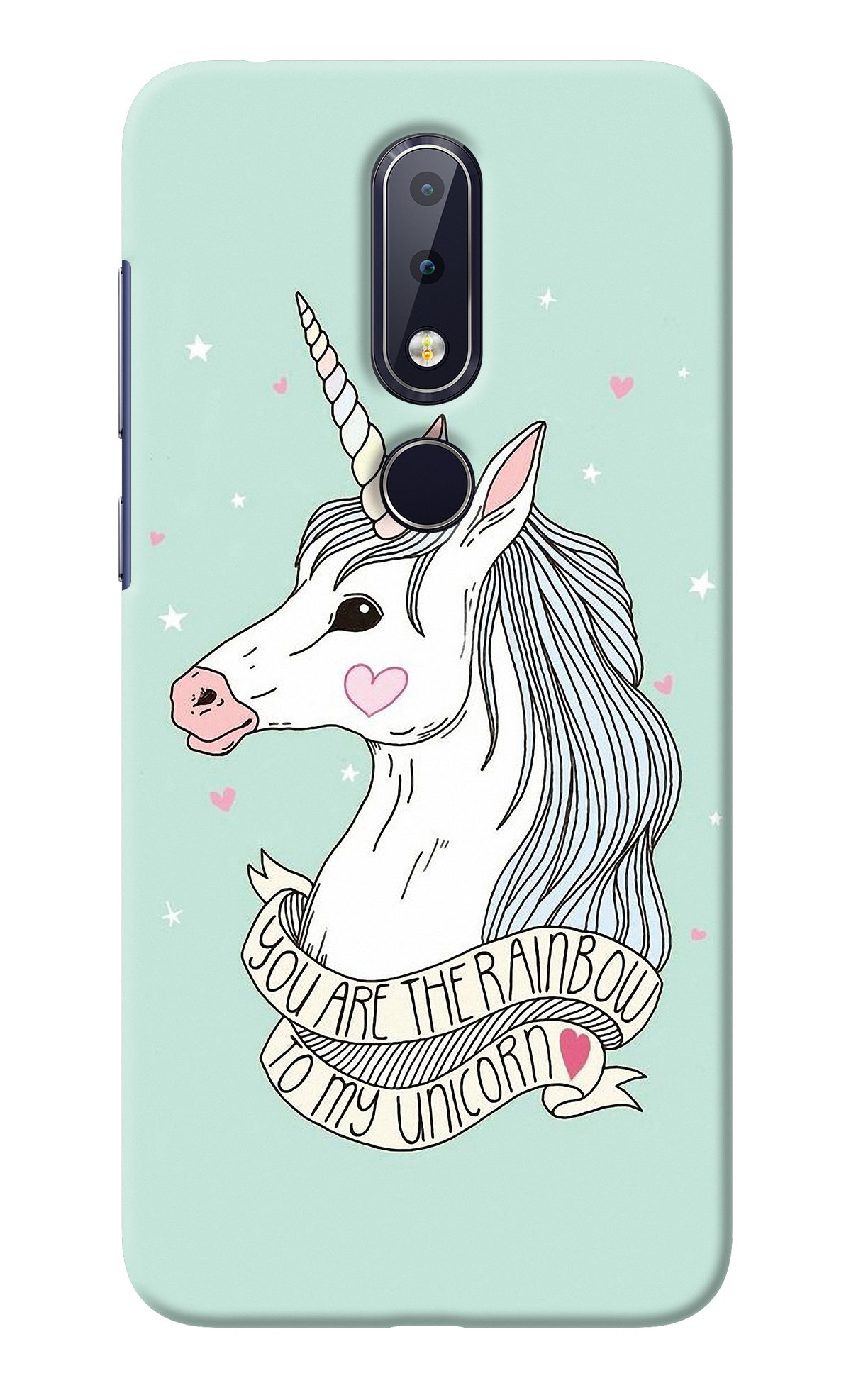 Unicorn Wallpaper Nokia 6.1 plus Back Cover