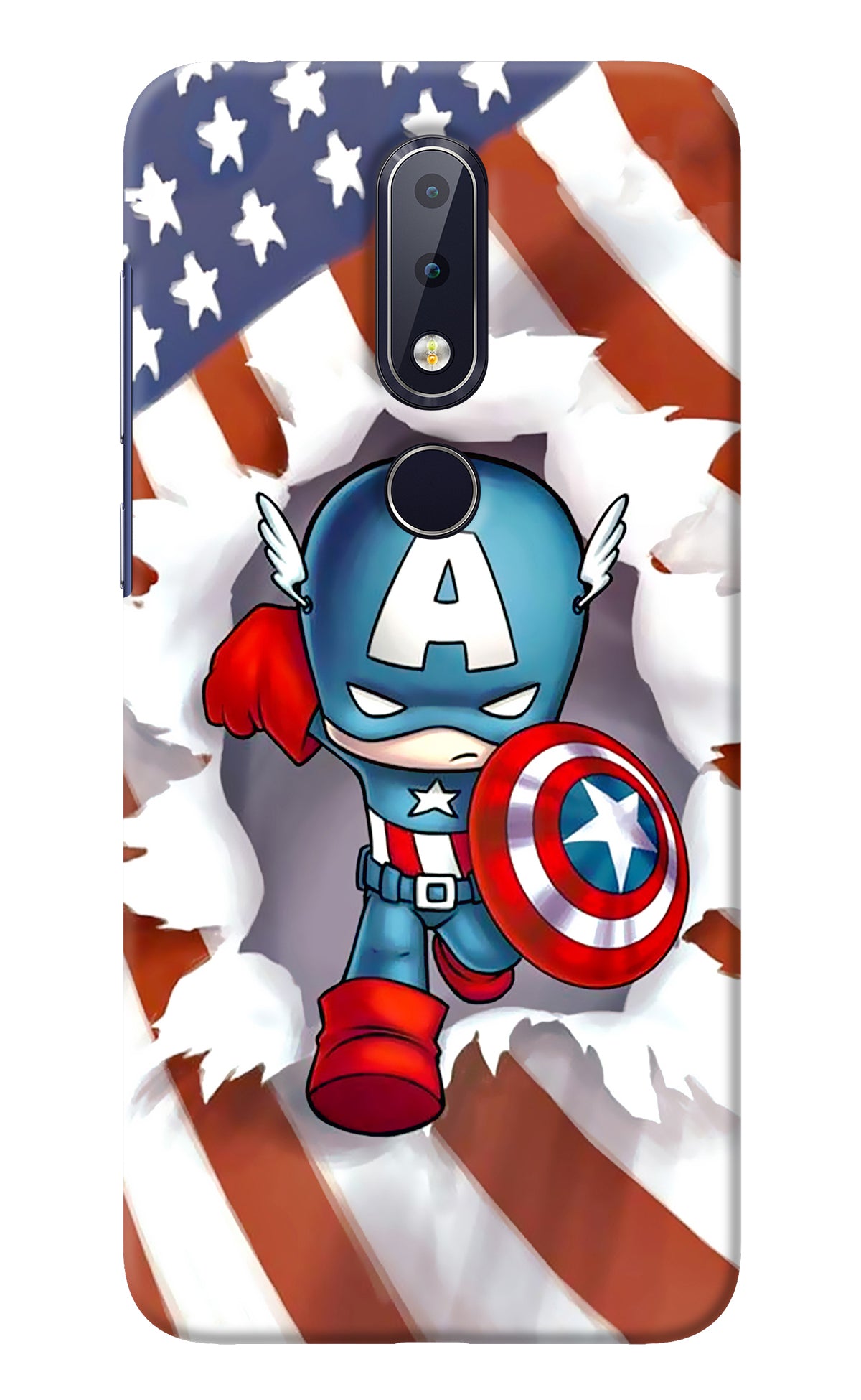 Captain America Nokia 6.1 plus Back Cover
