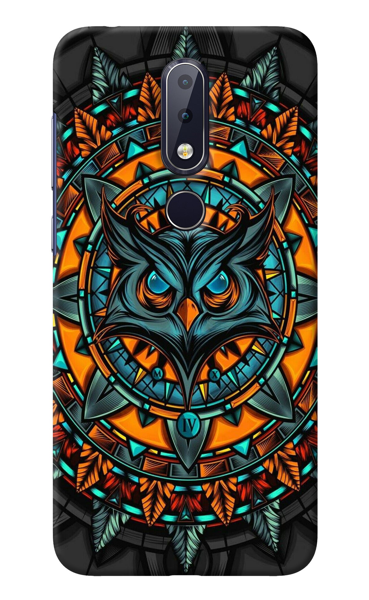Angry Owl Art Nokia 6.1 plus Back Cover