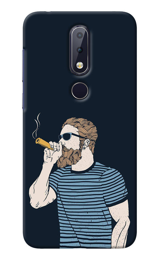 Smoking Nokia 6.1 plus Back Cover