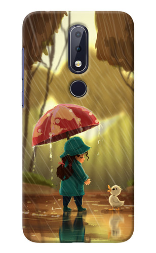 Rainy Day Nokia 6.1 plus Back Cover