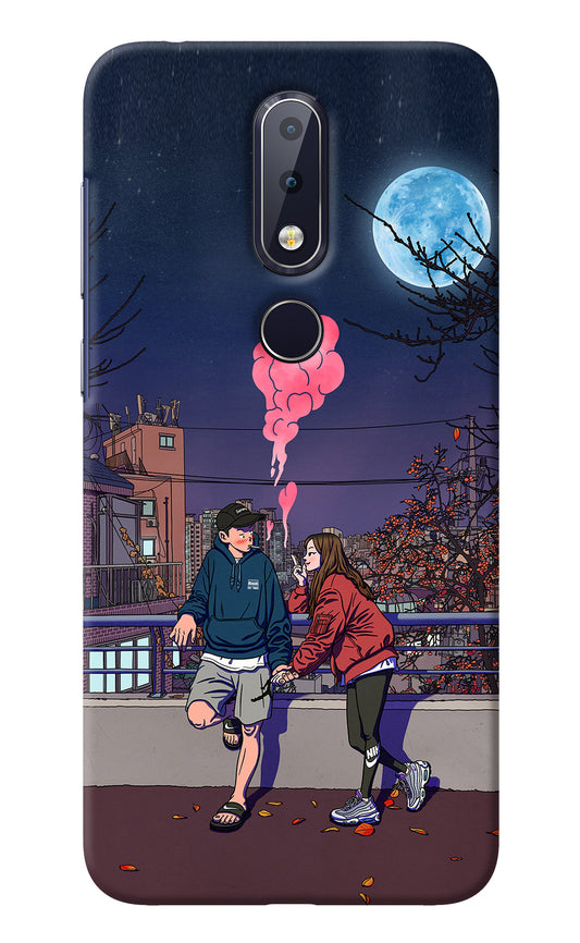 Chilling Couple Nokia 6.1 plus Back Cover