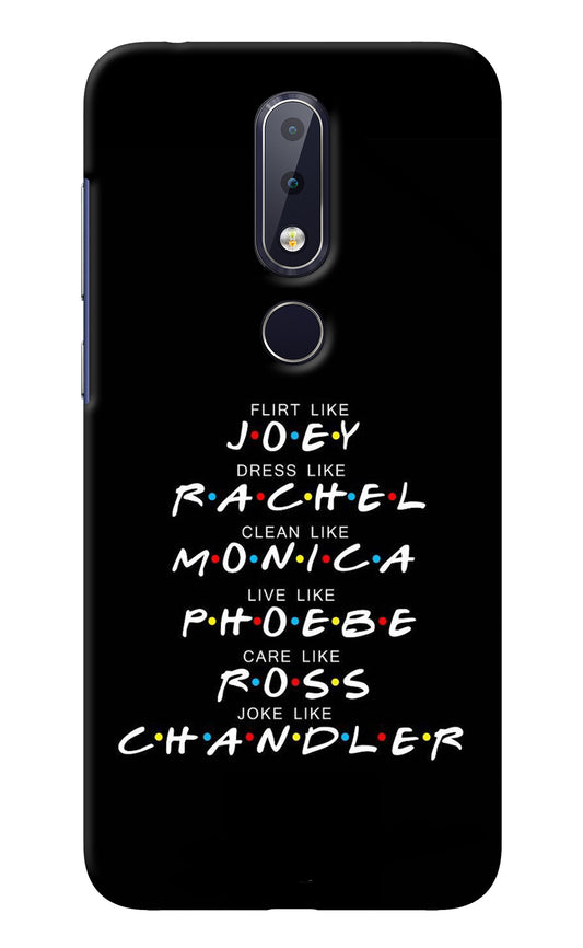 FRIENDS Character Nokia 6.1 plus Back Cover