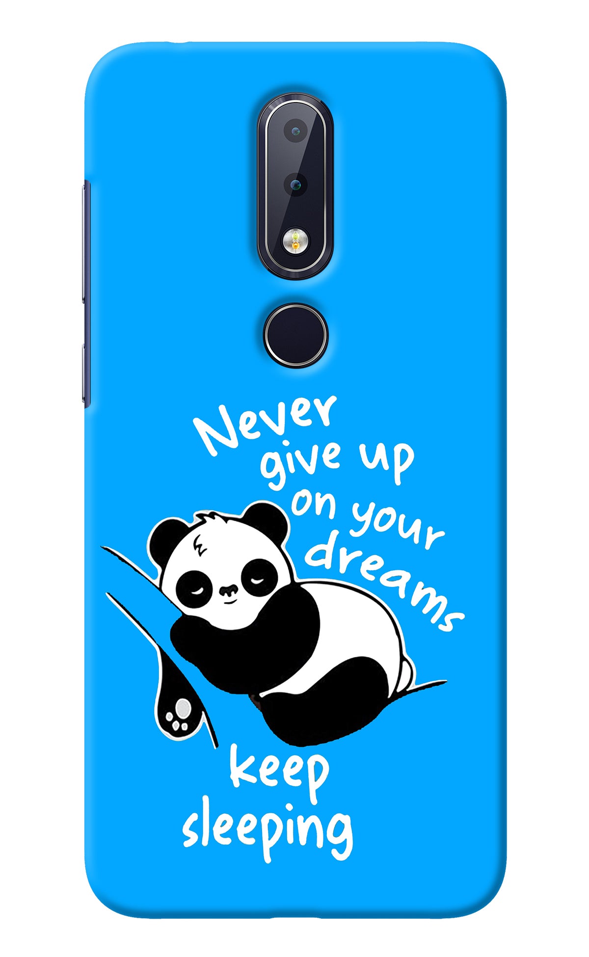 Keep Sleeping Nokia 6.1 plus Back Cover