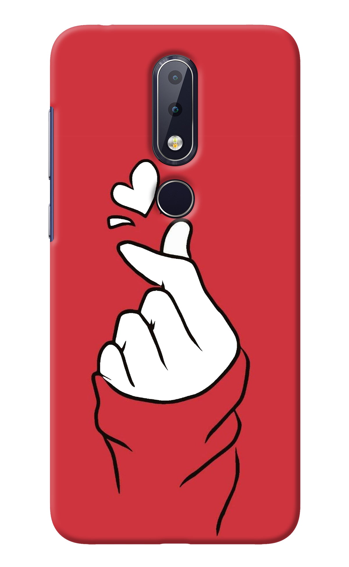 Korean Love Sign Nokia 6.1 plus Back Cover