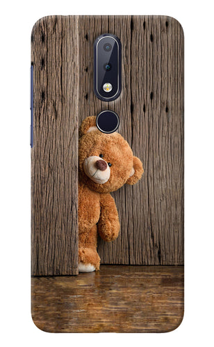 Teddy Wooden Nokia 6.1 plus Back Cover