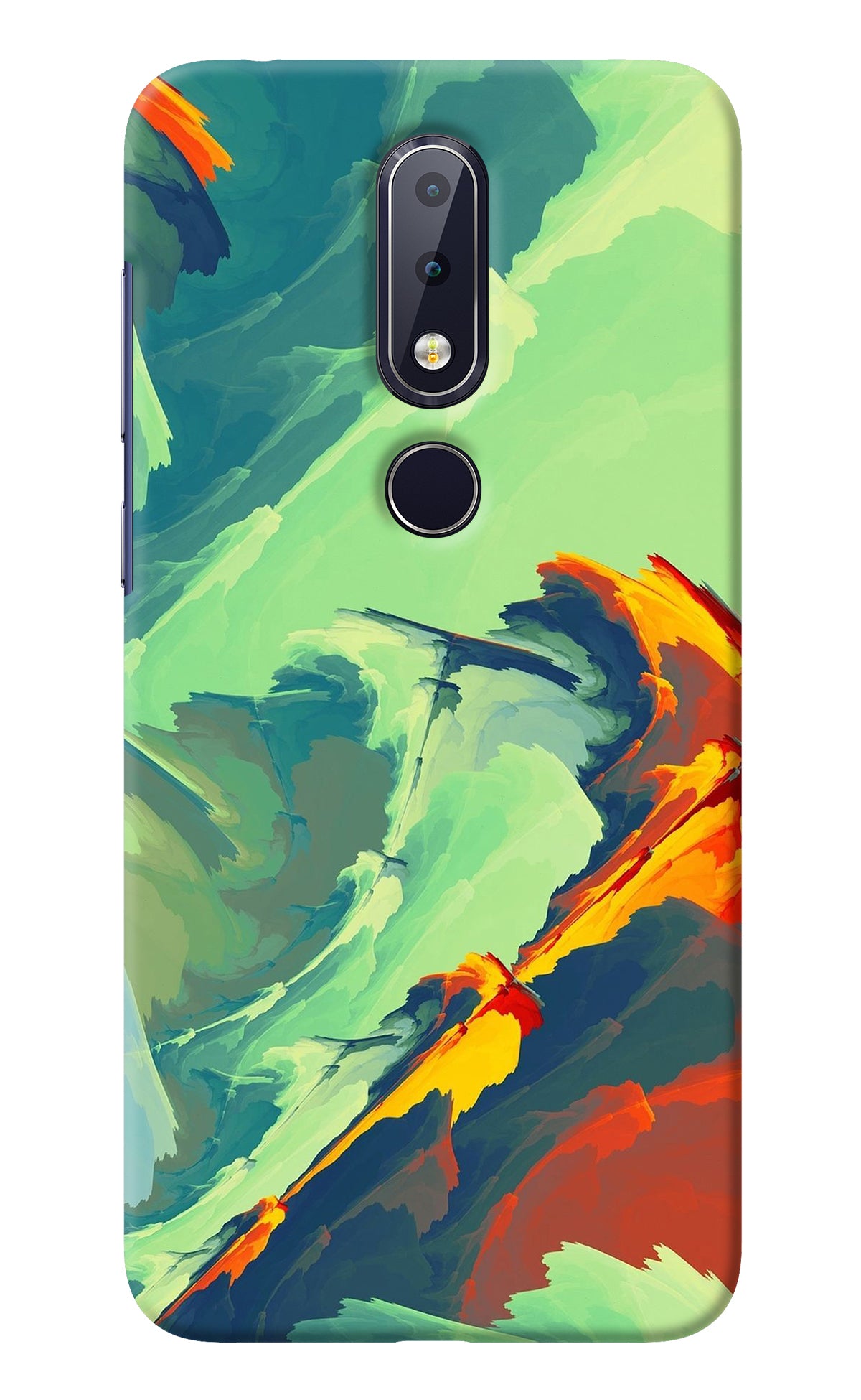 Paint Art Nokia 6.1 plus Back Cover