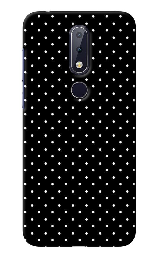 White Dots Nokia 6.1 plus Back Cover