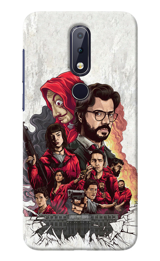 Money Heist Artwork Nokia 6.1 plus Back Cover