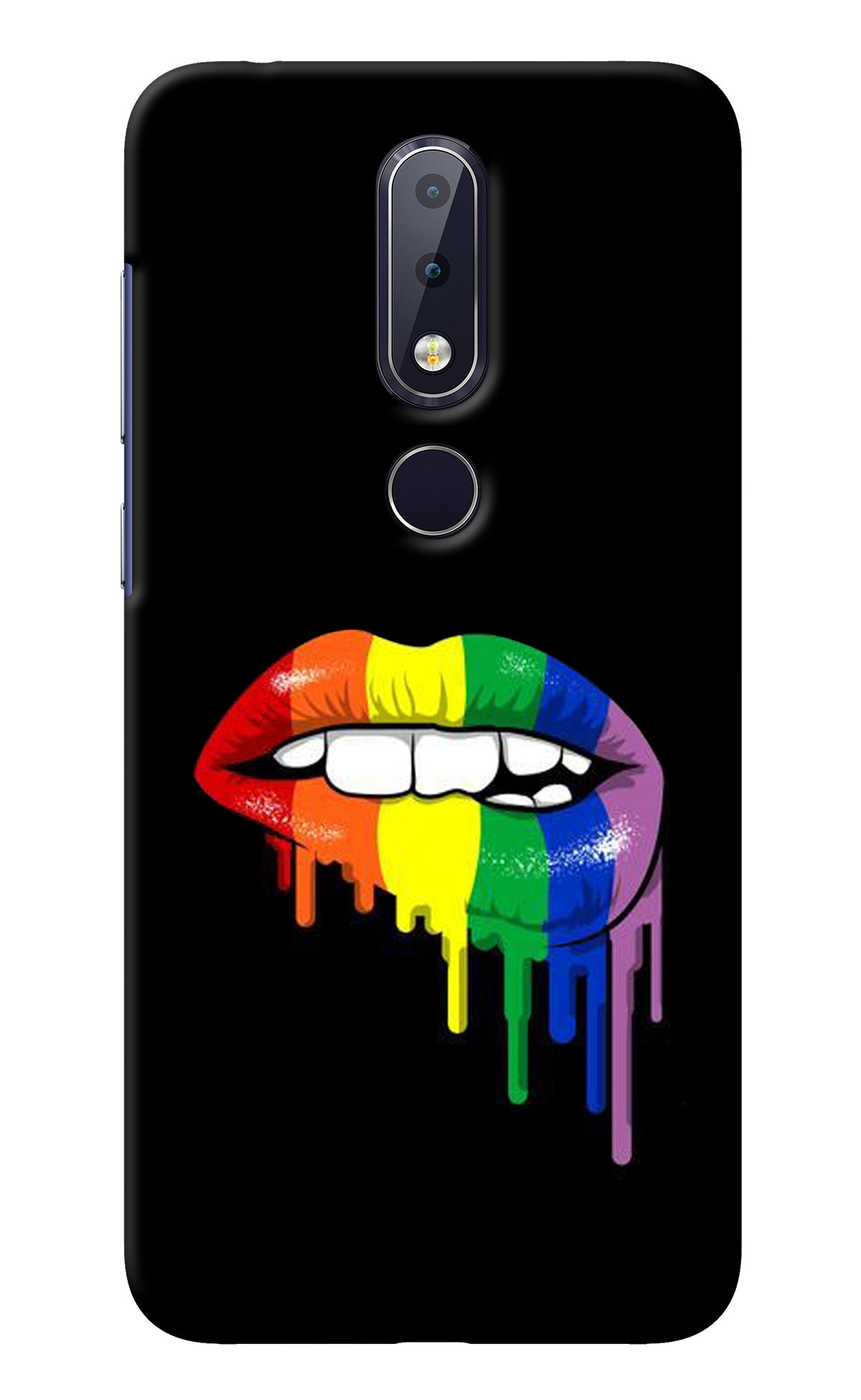 Lips Biting Nokia 6.1 plus Back Cover