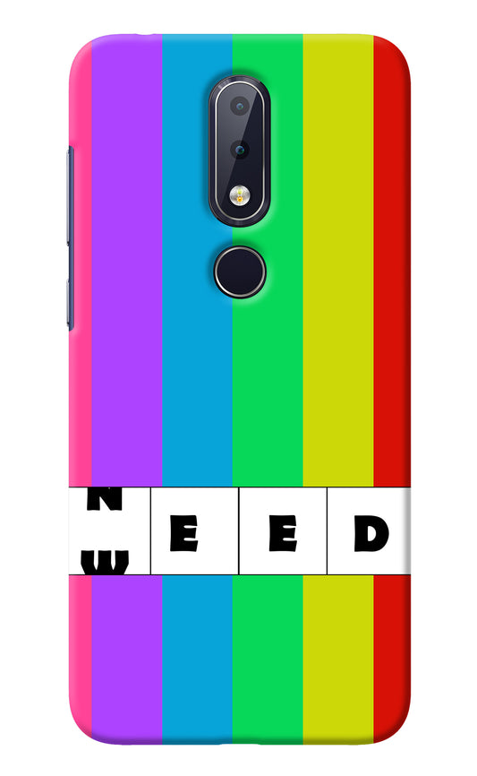 Need Weed Nokia 6.1 plus Back Cover