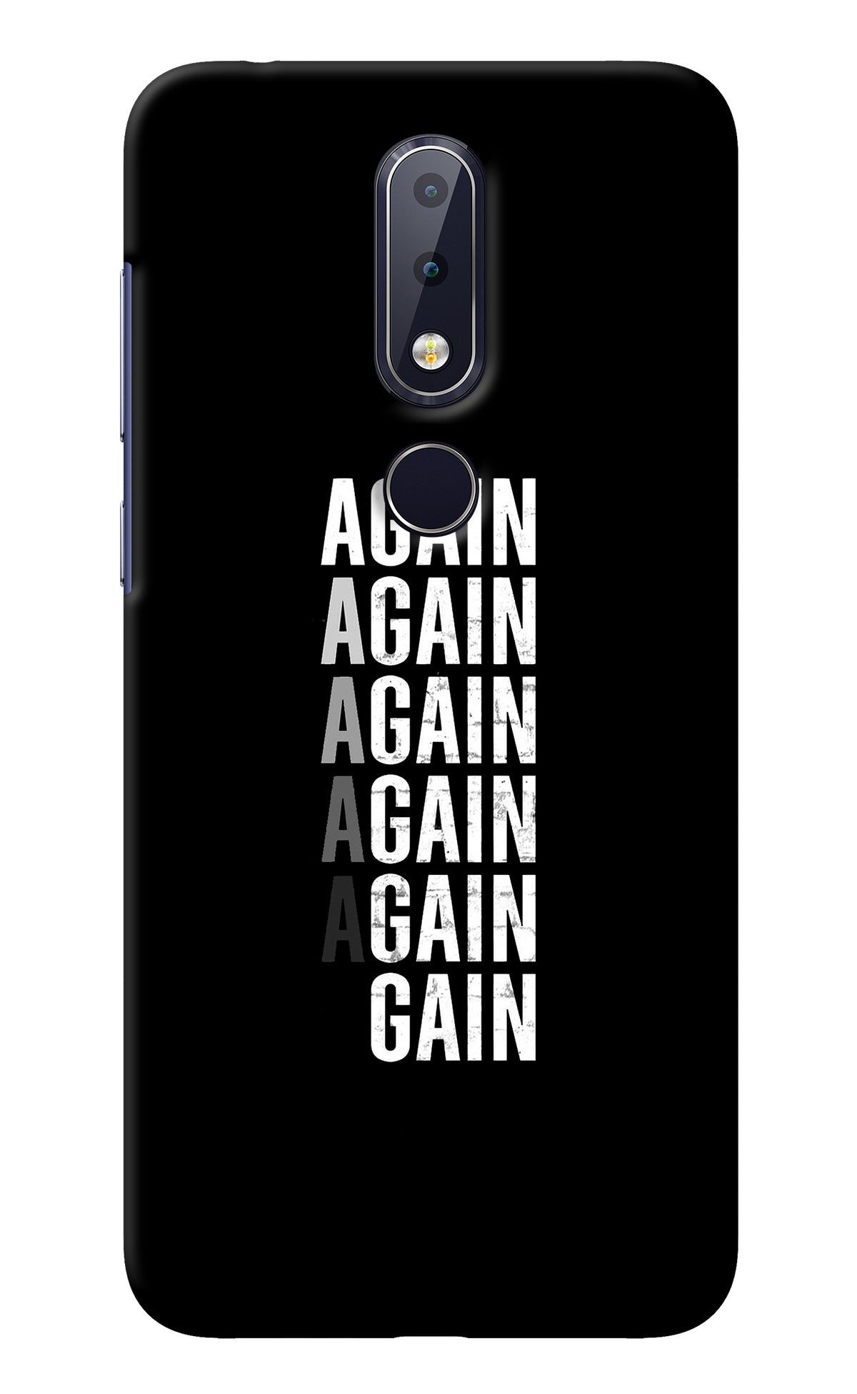 Again Again Gain Nokia 6.1 plus Back Cover