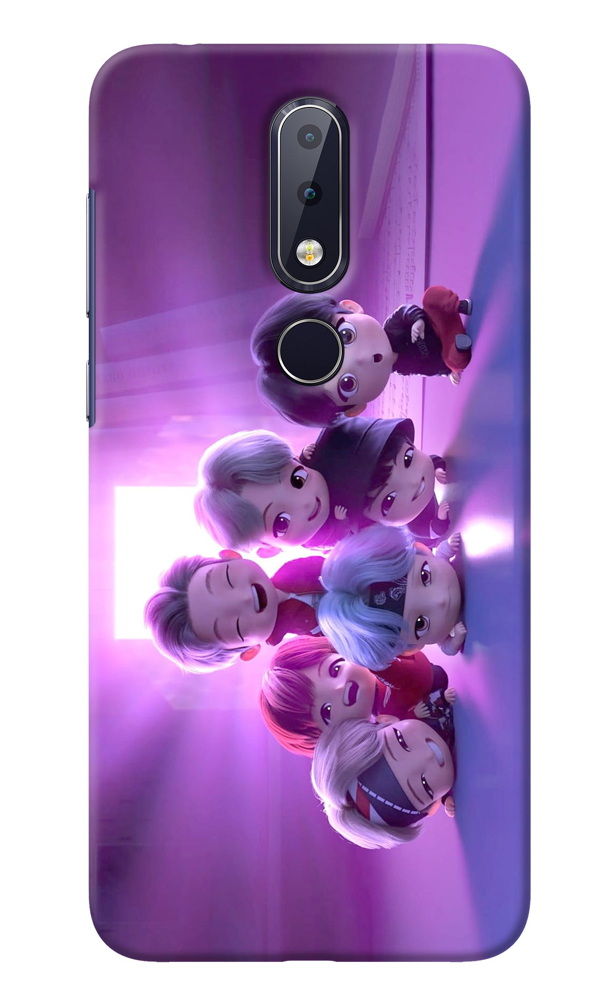 BTS Chibi Nokia 6.1 plus Back Cover