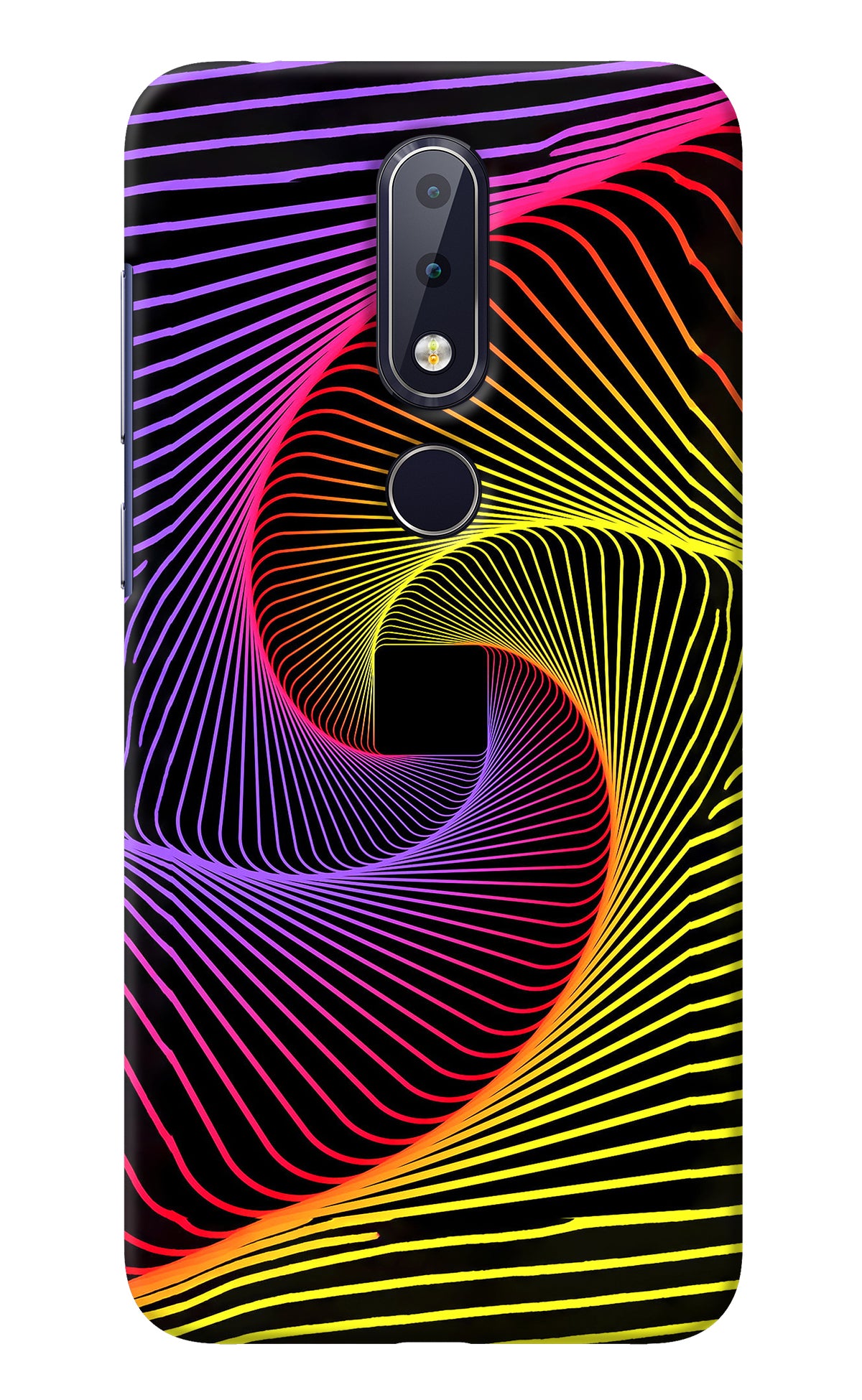 Colorful Strings Nokia 6.1 plus Back Cover