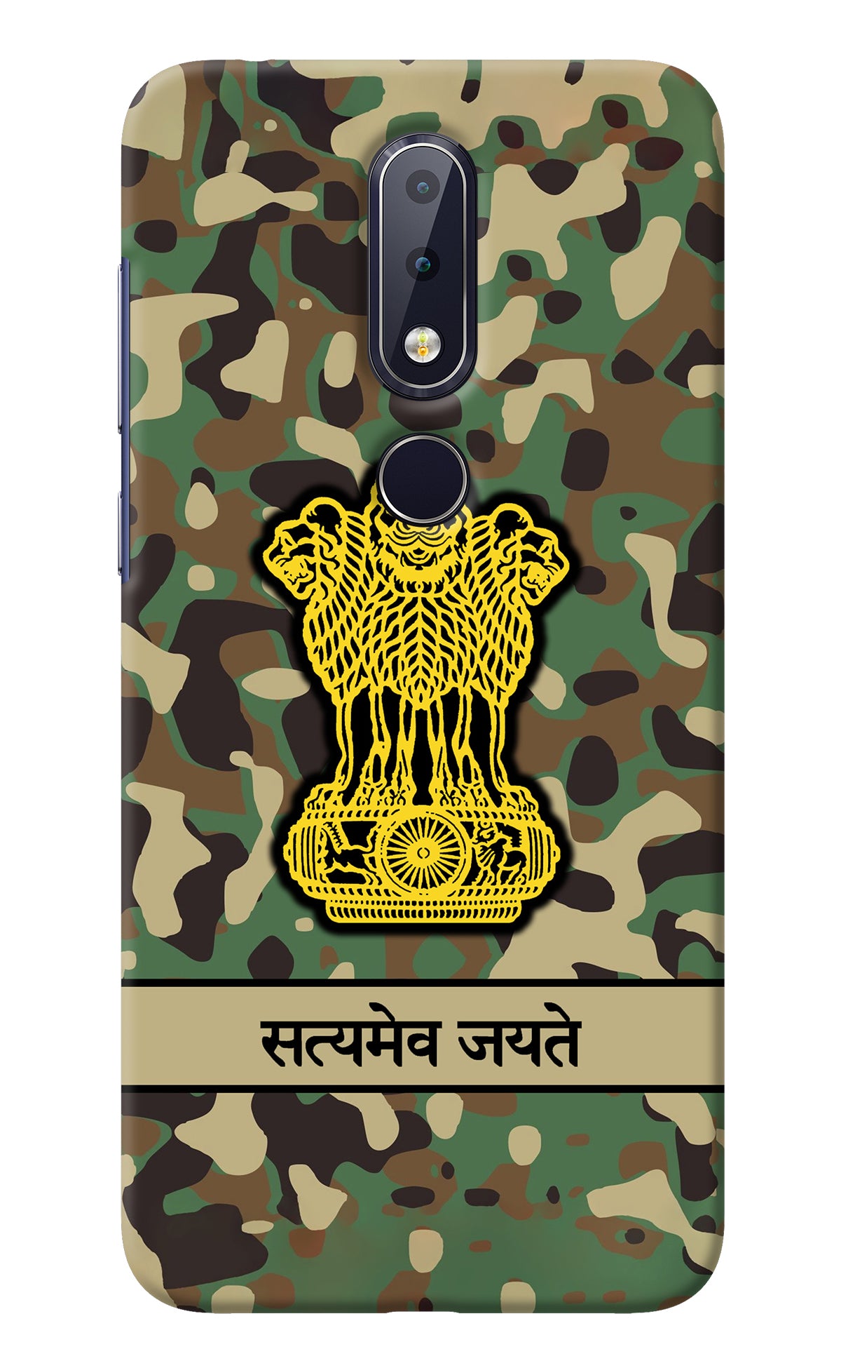 Satyamev Jayate Army Nokia 6.1 plus Back Cover