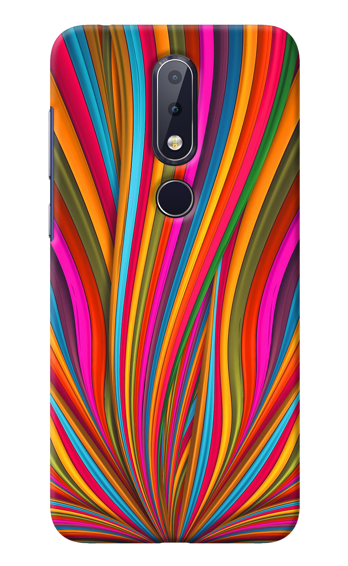 Trippy Wavy Nokia 6.1 plus Back Cover