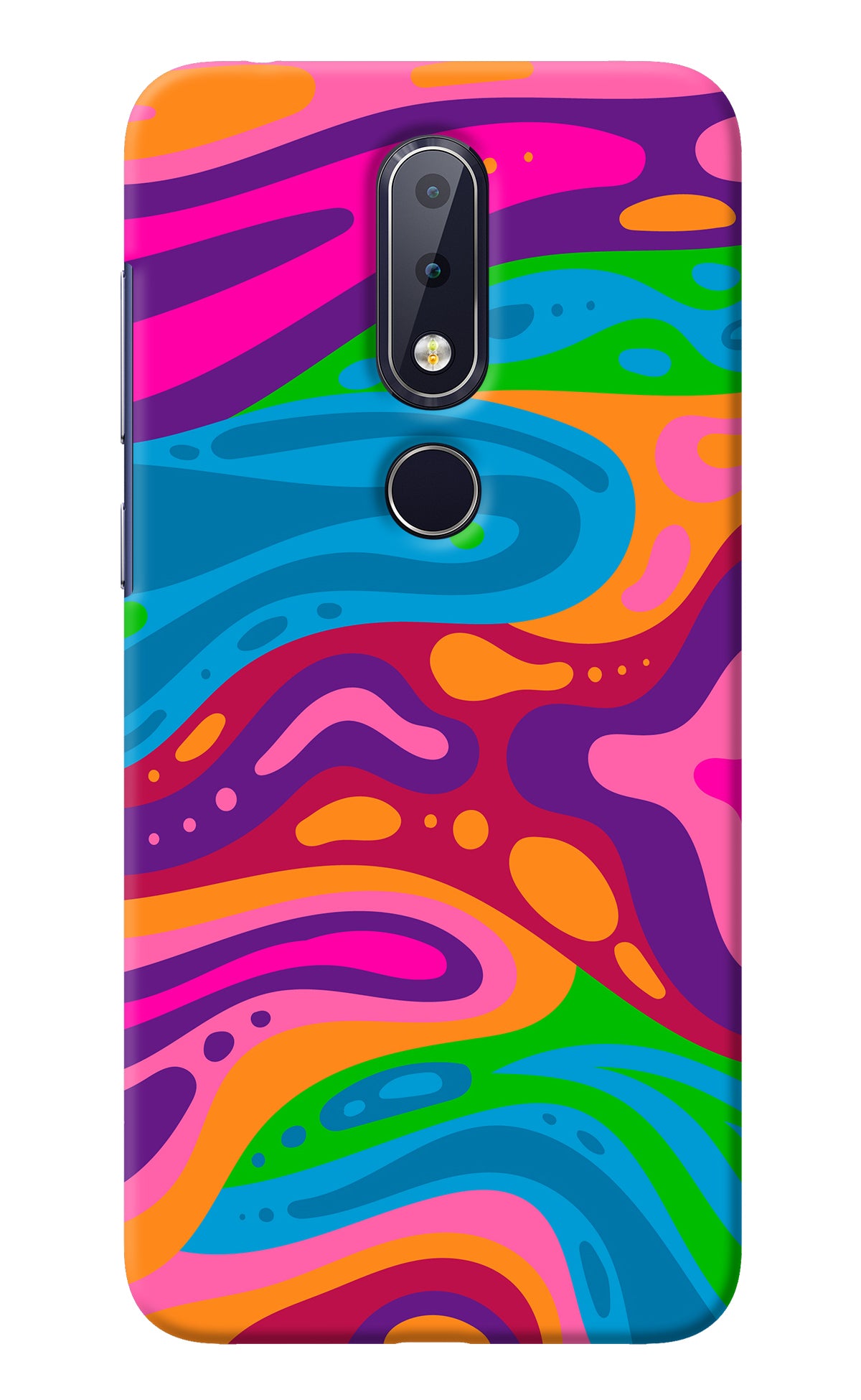 Trippy Pattern Nokia 6.1 plus Back Cover