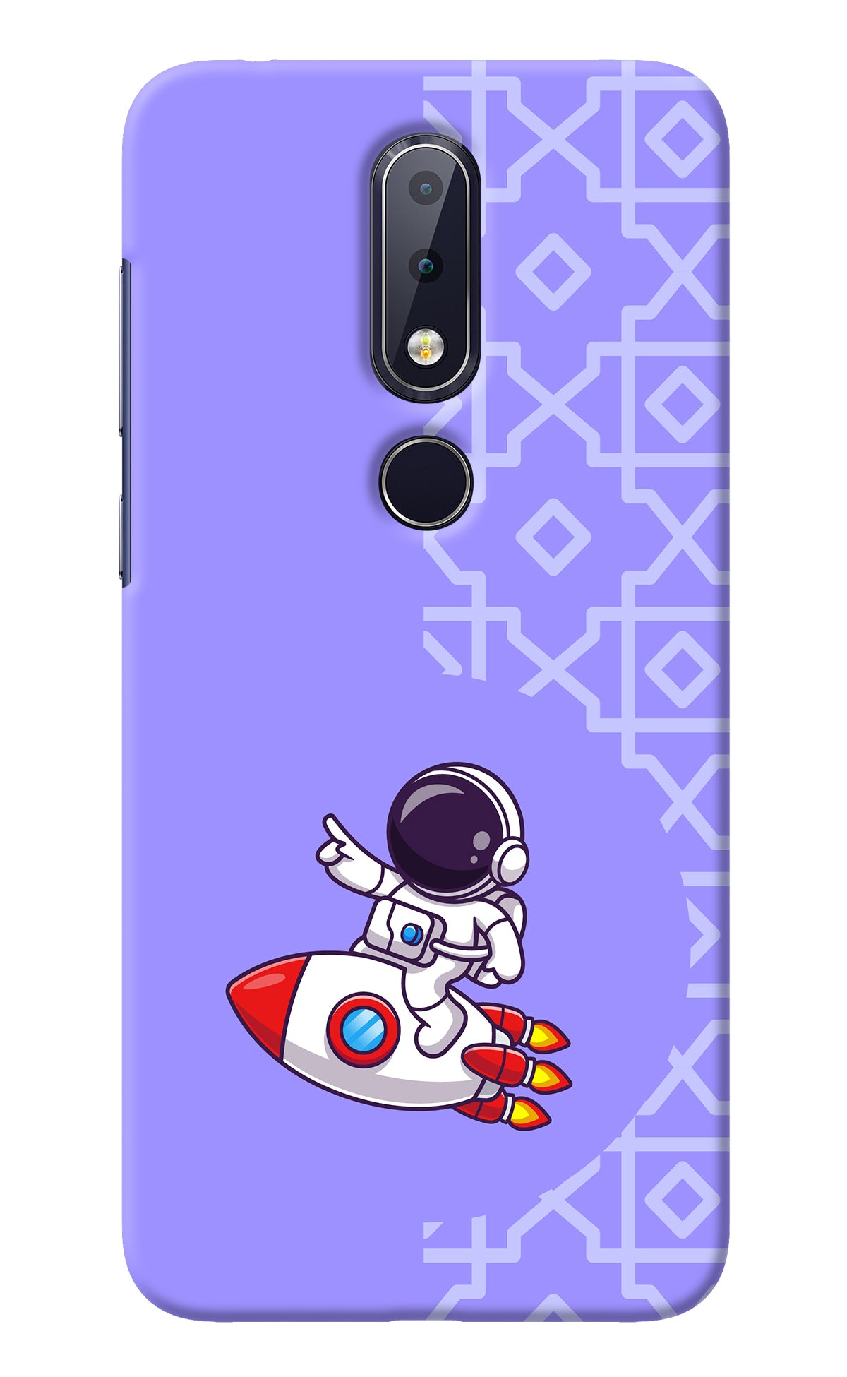 Cute Astronaut Nokia 6.1 plus Back Cover