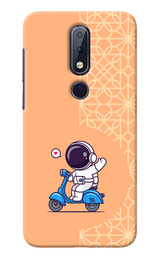 Cute Astronaut Riding Nokia 6.1 plus Back Cover