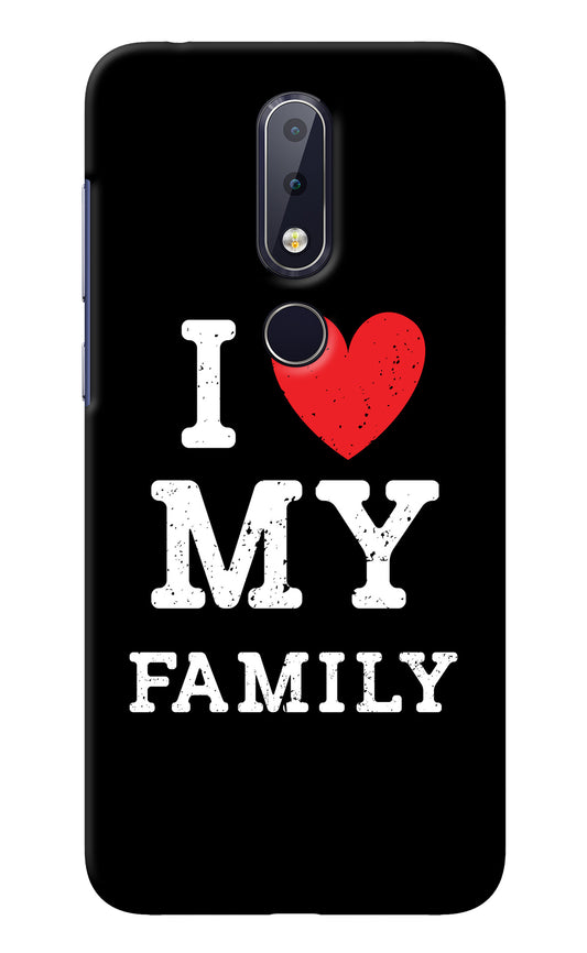 I Love My Family Nokia 6.1 plus Back Cover