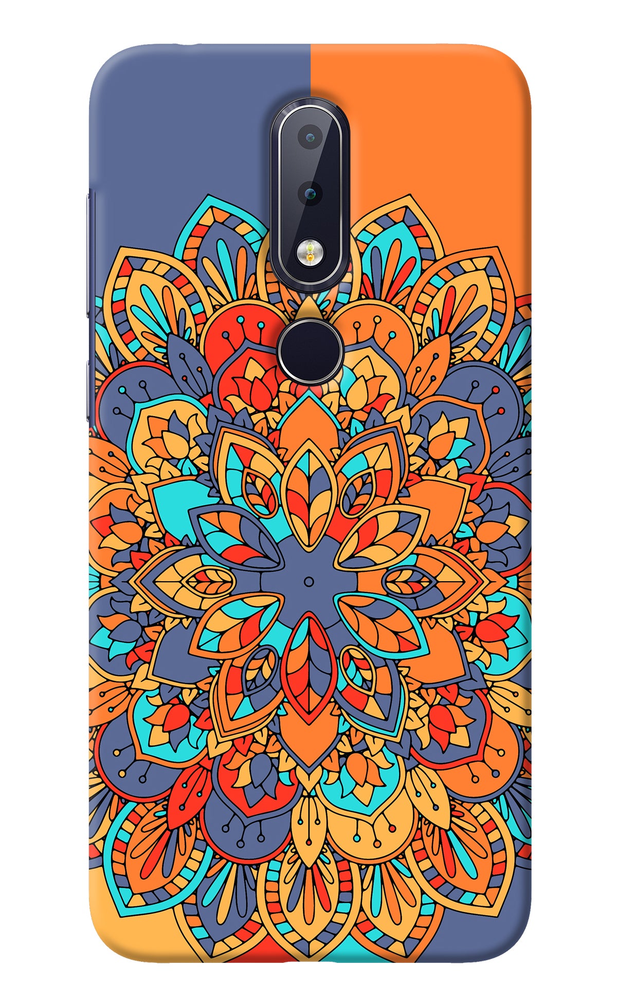 Color Mandala Nokia 6.1 plus Back Cover