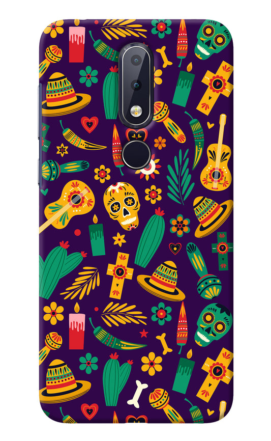 Mexican Artwork Nokia 6.1 plus Back Cover