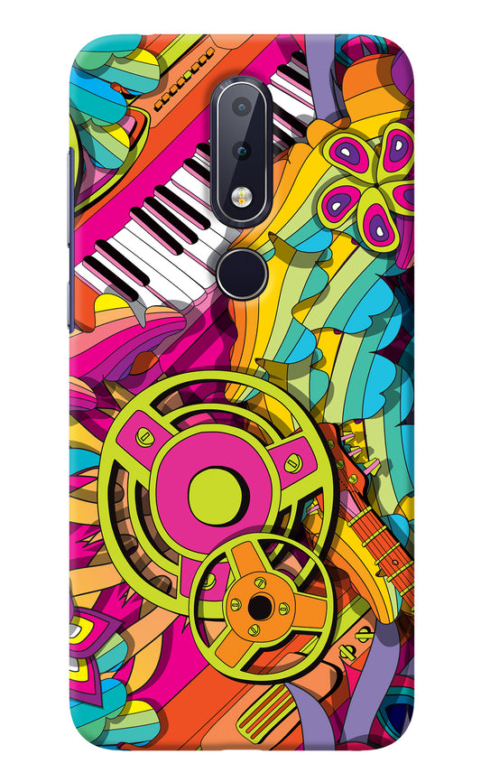 Music Doodle Nokia 6.1 plus Back Cover