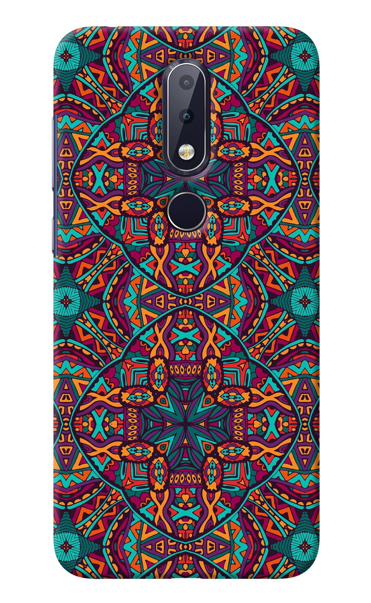 Colour Mandala Nokia 6.1 plus Back Cover