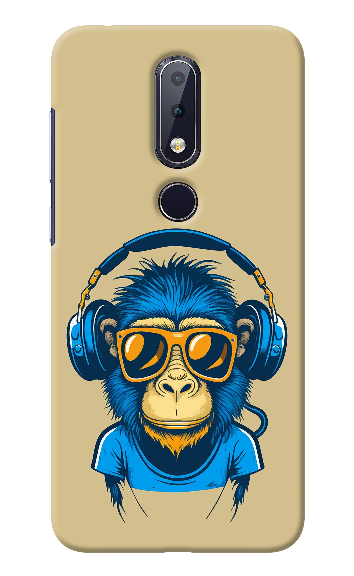 Monkey Headphone Nokia 6.1 plus Back Cover