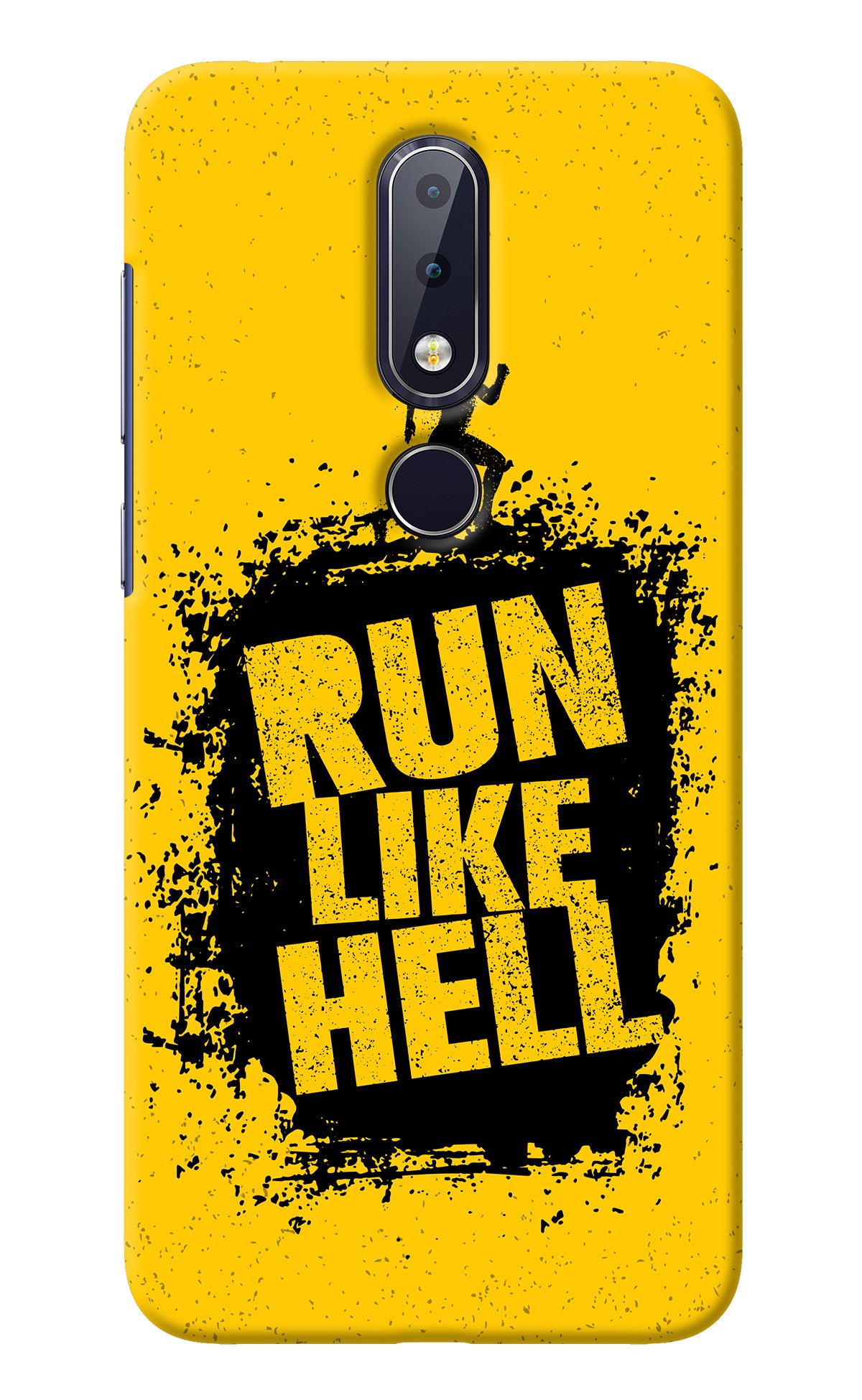 Run Like Hell Nokia 6.1 plus Back Cover