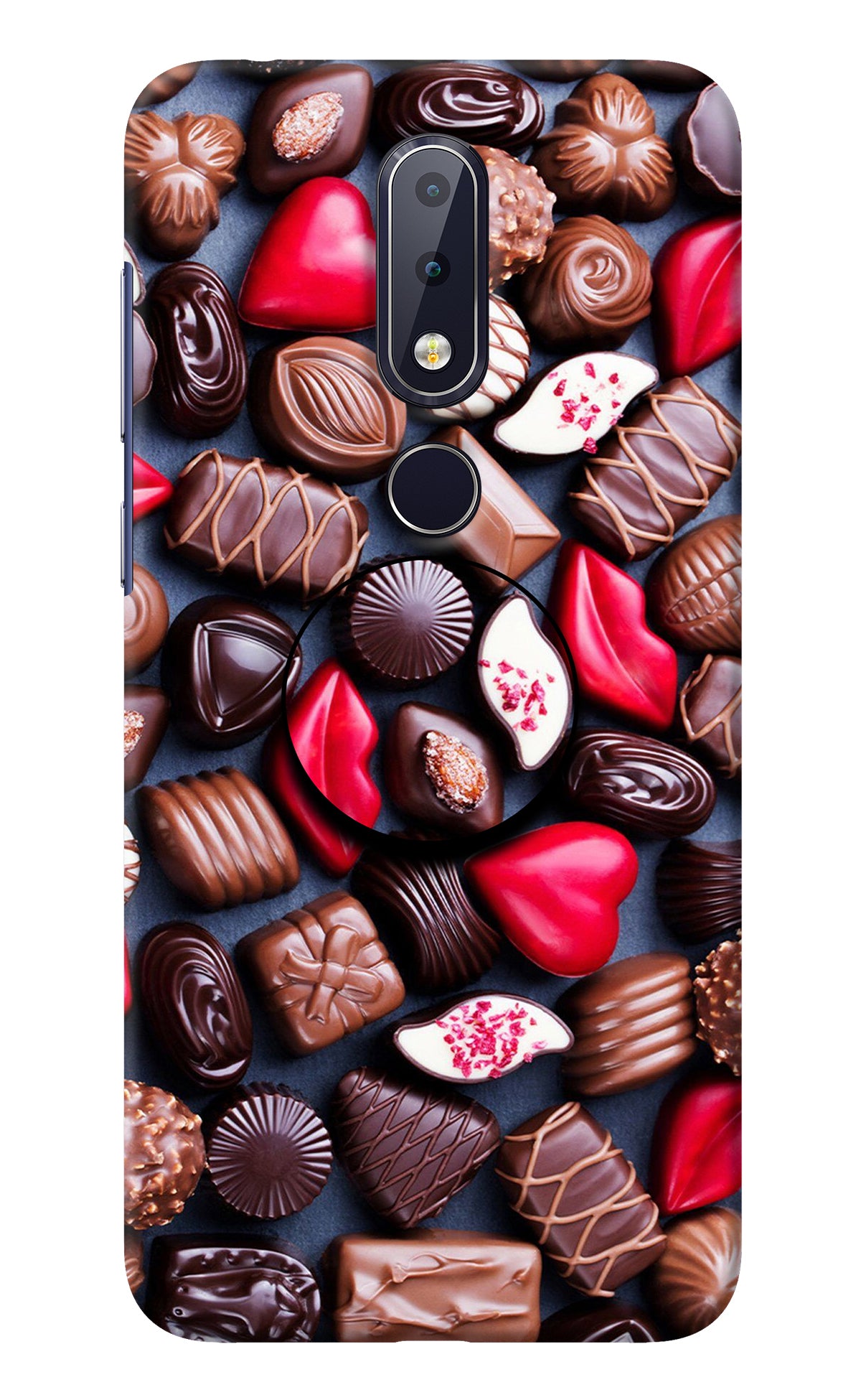 Chocolates Nokia 6.1 plus Pop Case