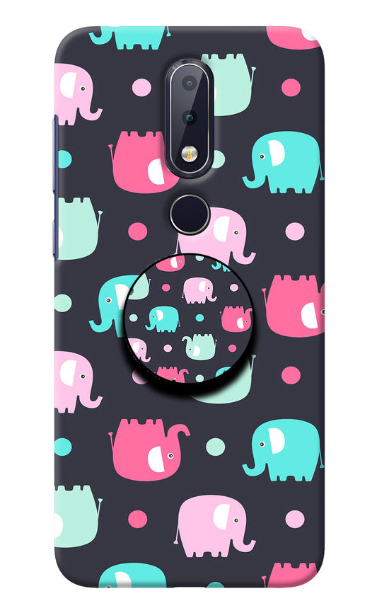 Baby Elephants Nokia 6.1 plus Pop Case